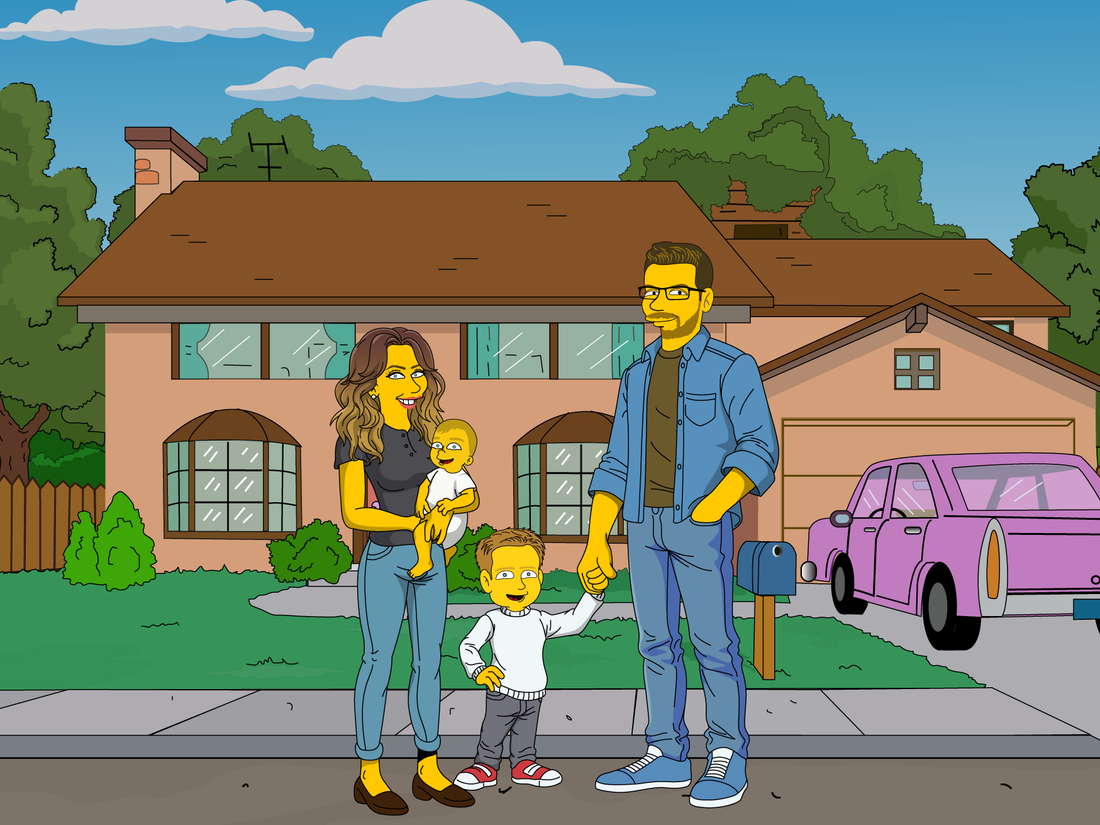 Jak na originální portréty jako Simpsonovi?