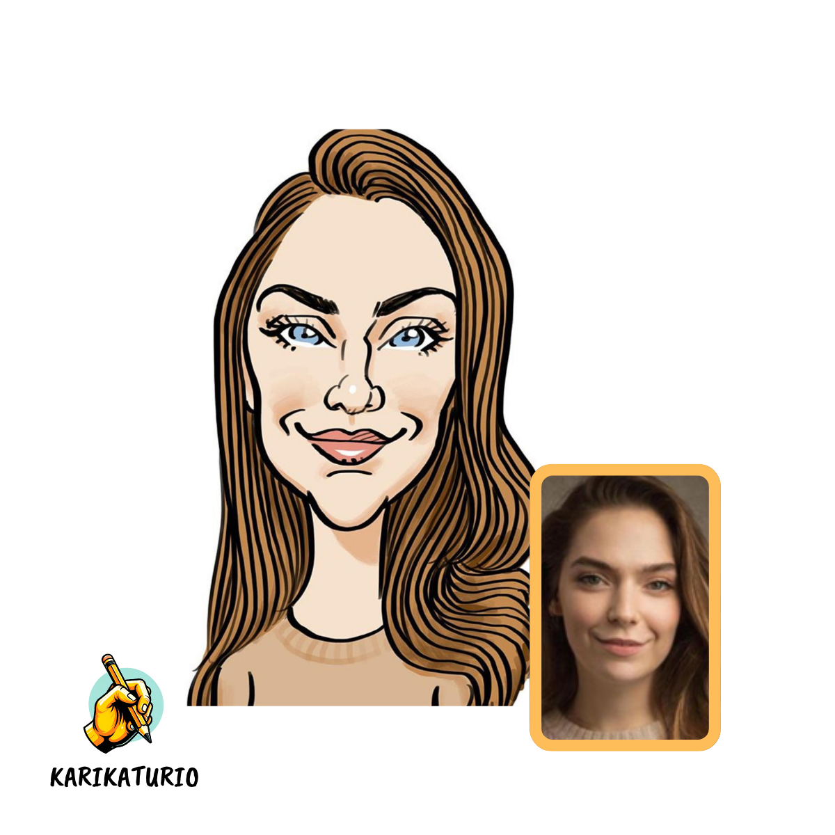 Kreslená karikatura podle fotky (barevná)
