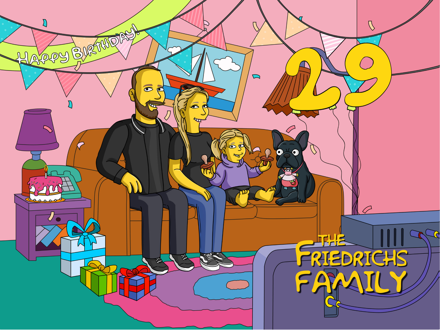 Karikatura k narozeninám