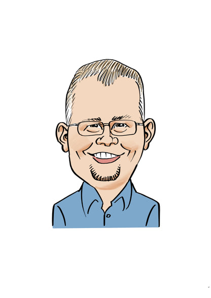 Kreslená karikatura podle fotky (barevná)
