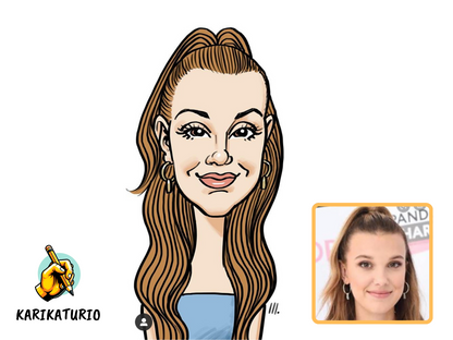 Kreslená karikatura podle fotky (barevná)